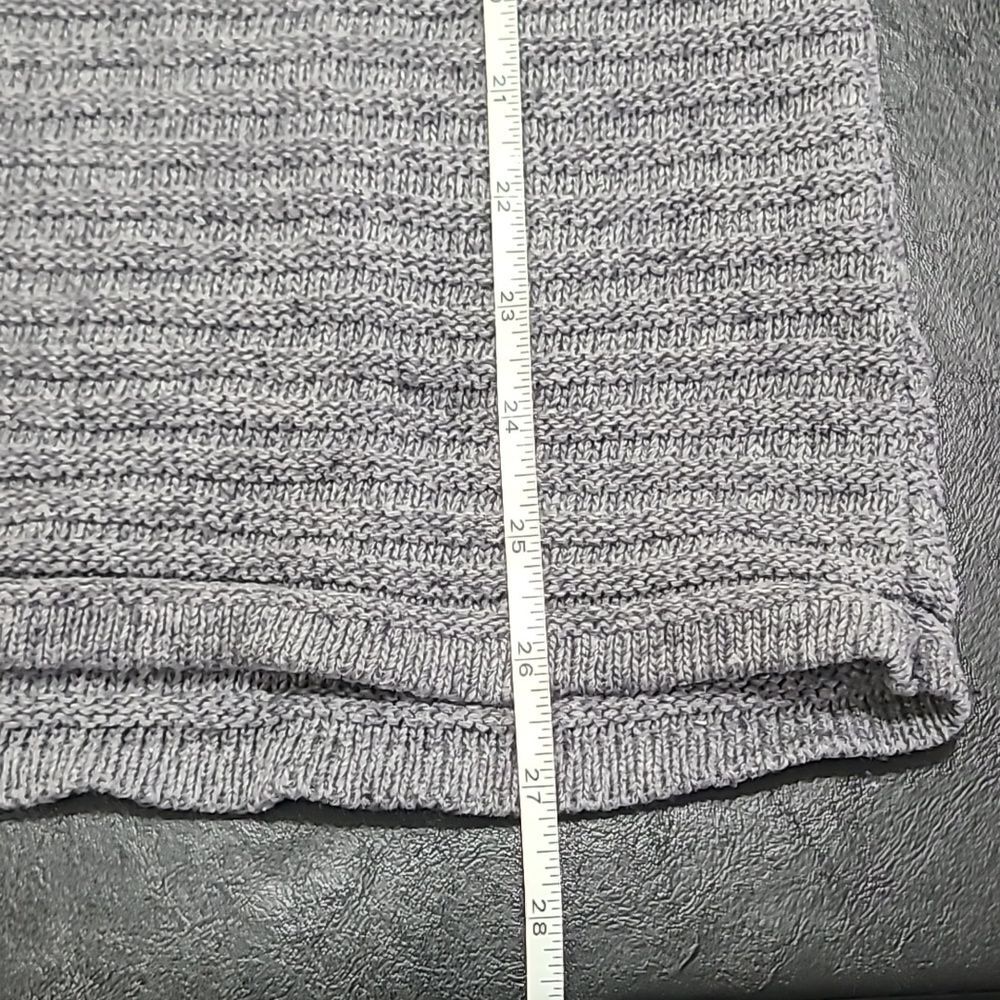 J. Jill Women's Grey knit long sleeve sweater size SP Petite mature tunic - Picture 8 of 10